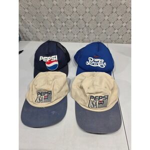 Vintage Pepsi Cola USA Trucker Hat Collection 4‎ Snapback Caps READ